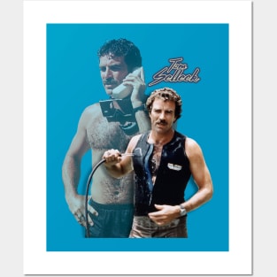 tom selleck swiming Posters and Art